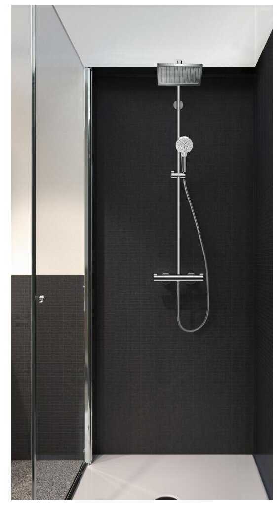 Душевой комплект hansgrohe Crometta Е 240 1jet Showerpipe 27271000, фотография 8