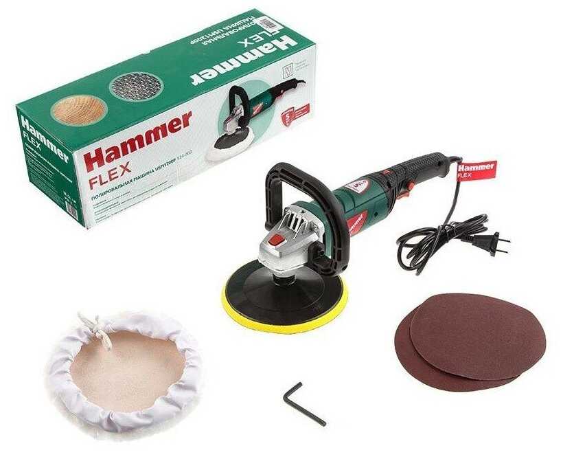 Полировальная машина Hammer USM 1200 P (1200 Вт) фотография 19