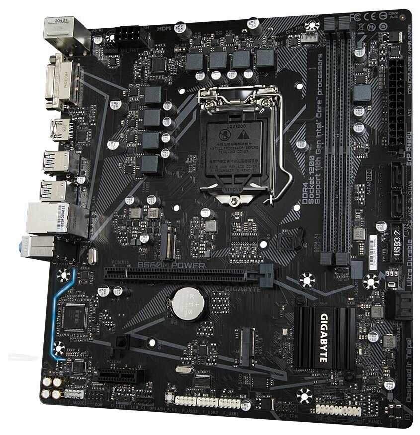 Материнская плата GIGABYTE B560M POWER (rev. 1.0) фотография 2