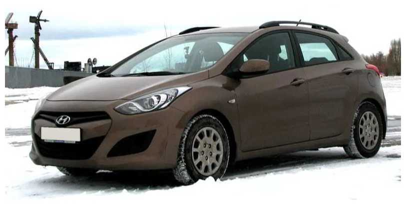 Рейлинги для Hyundai I30 хэтчбек 2011-2017 серые фотография 4