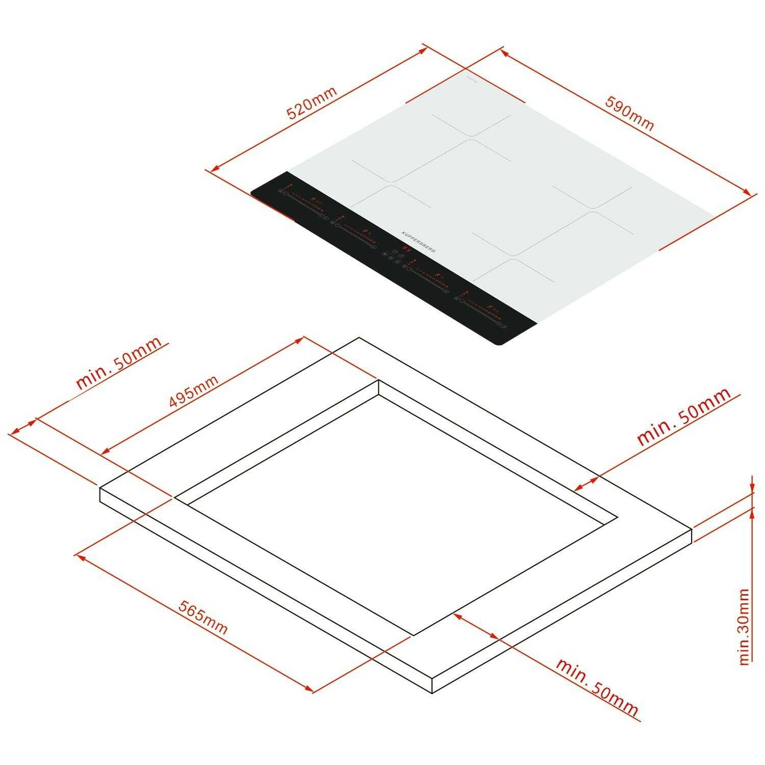 Варочная панель Kuppersberg ICI 622 W фотография 13