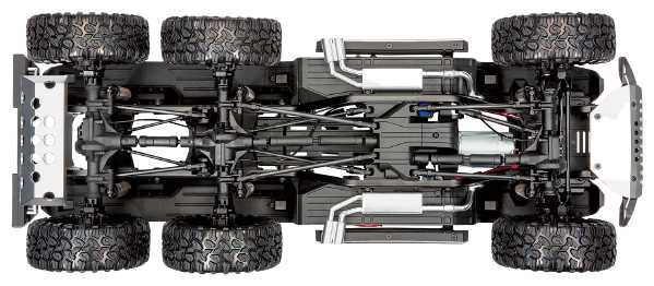 Внедорожник Traxxas Mercedes-Benz G 63 AMG 6x6 88096-4, 1:10, 65.1 см фотография 7