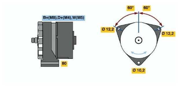 Щетка стеклоочистителя каркасная Bosch Twin 534, 2 шт. фотография 3