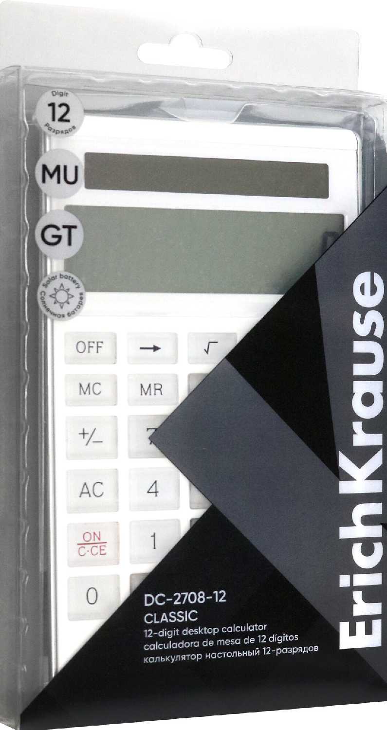 Калькулятор настольный Classic (DC-2708-12) фотография 1