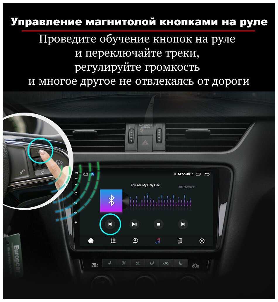 Автомагнитола Podofo для Suzuki Grand Vitara (2005-2015), Android 11, 2/32 Gb, Wi-Fi, разделение экрана, поддержка кнопок на руле фотография 4
