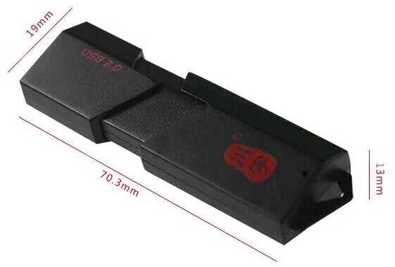 Высокоскоростной кард-ридер SmartQuickly C307 - MicroSDXC, SDXC до 2 Тб - USB 3.1 G1 - Win+Mac+Linux фотография 6