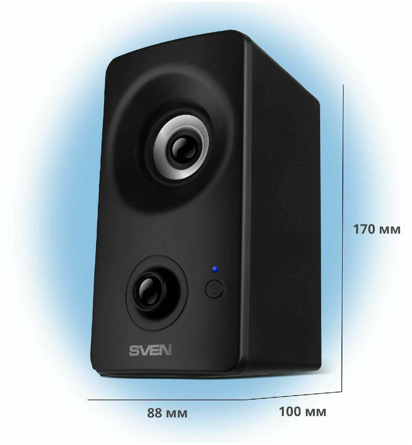 Колонки для компьютера SVEN 405 (беспроводные 2.0, USB, Bluetooth, 8 Вт) фотография 3