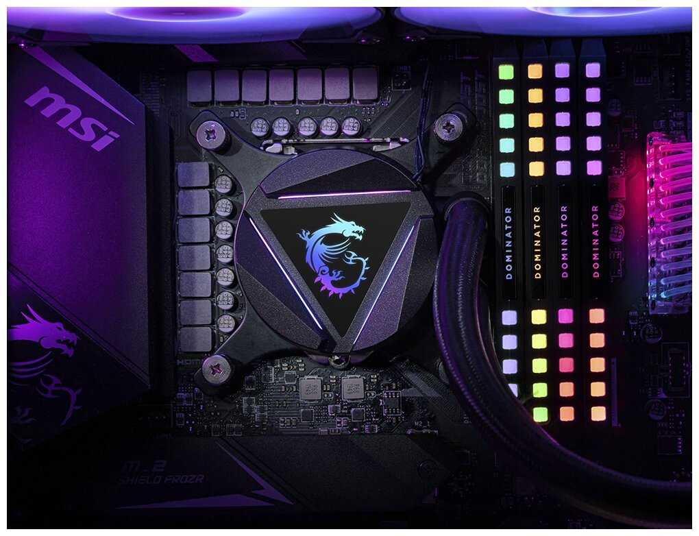 Система водяного охлаждения для процессора MSI MAG CoreLiquid 240R V2 фотография 4