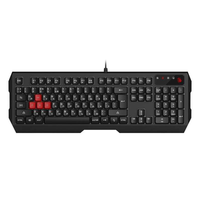 Клавиатура A4Tech Bloody B130N USB Multimedia for gamer LED (B130N) фотография 1