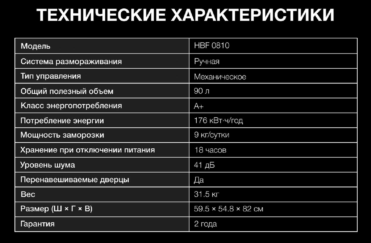 Морозильник встраиваемый Hyundai HBF 177S фотография 4