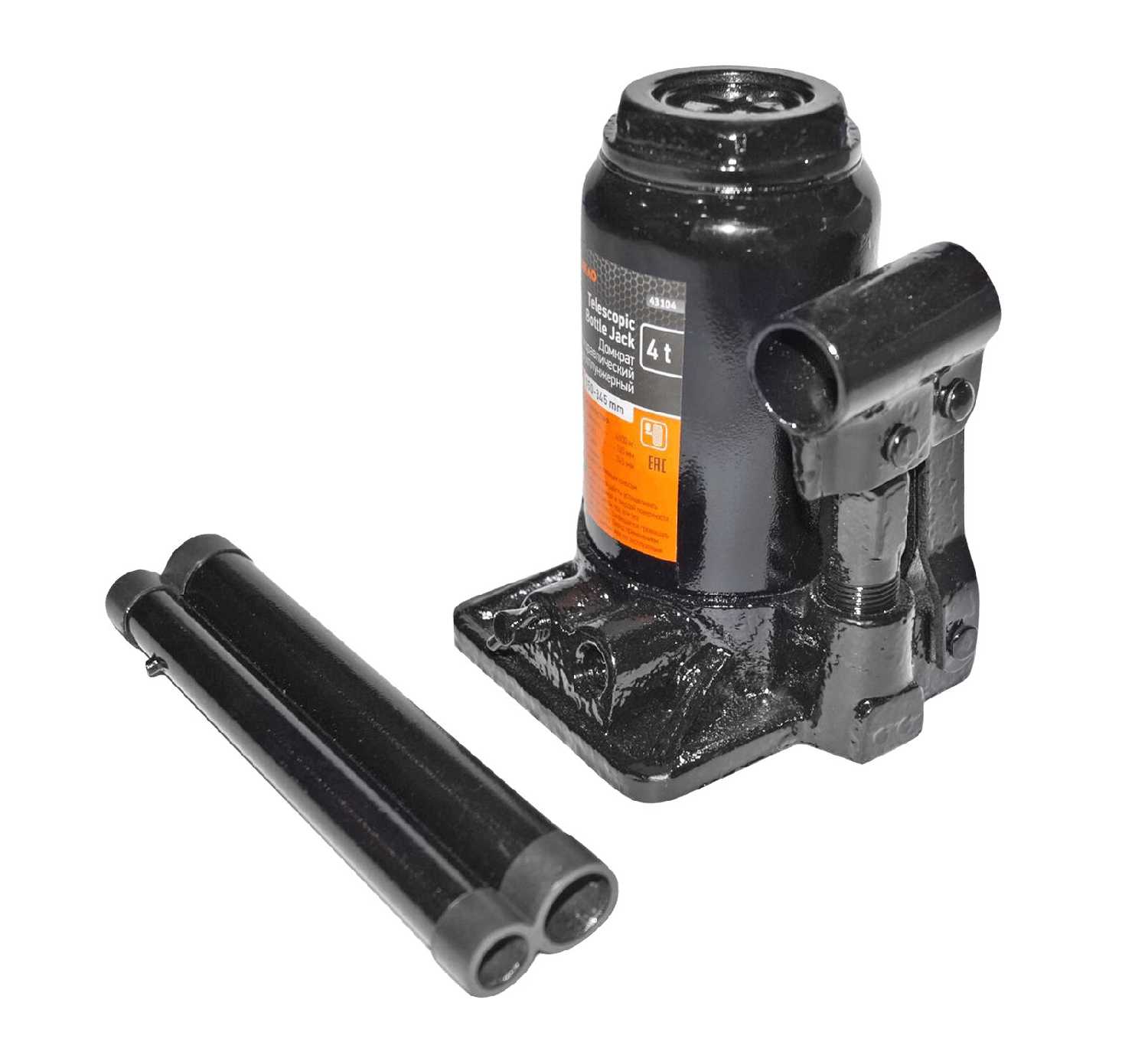 Домкрат бутылочный гидравлический АвтоДело 43104 фотография 1