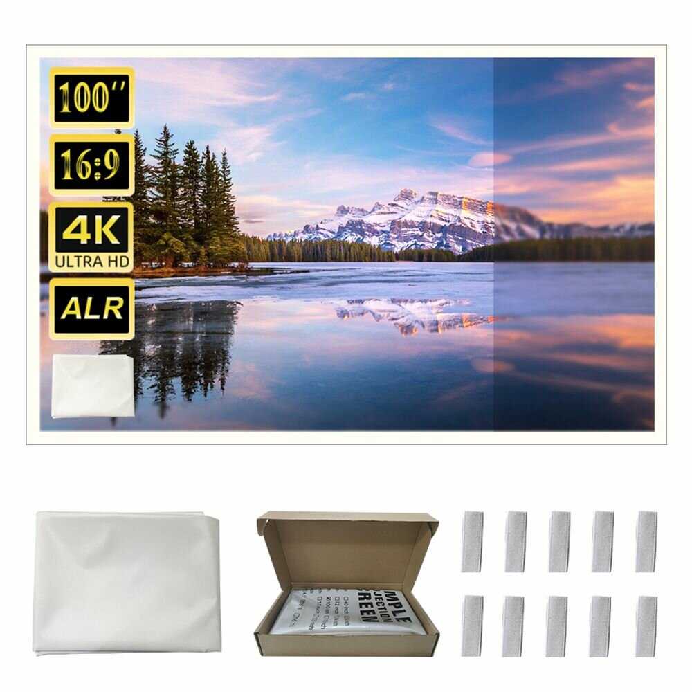 Экран для проектора ALR Антибликовый фотография 18