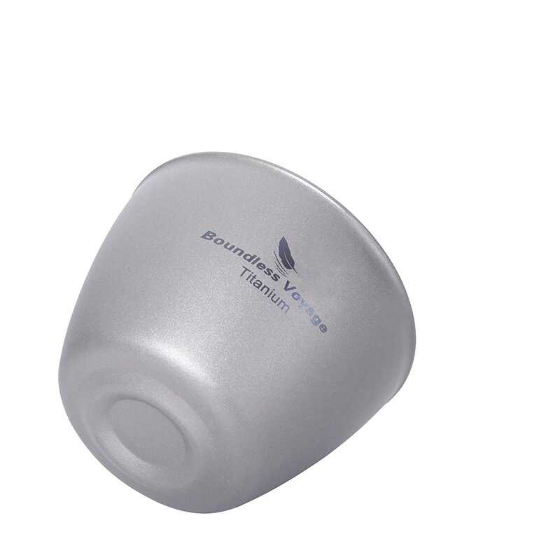 Титановая чайная чашка Boundless Voyage для кемпинга (40 мл) фотография 2