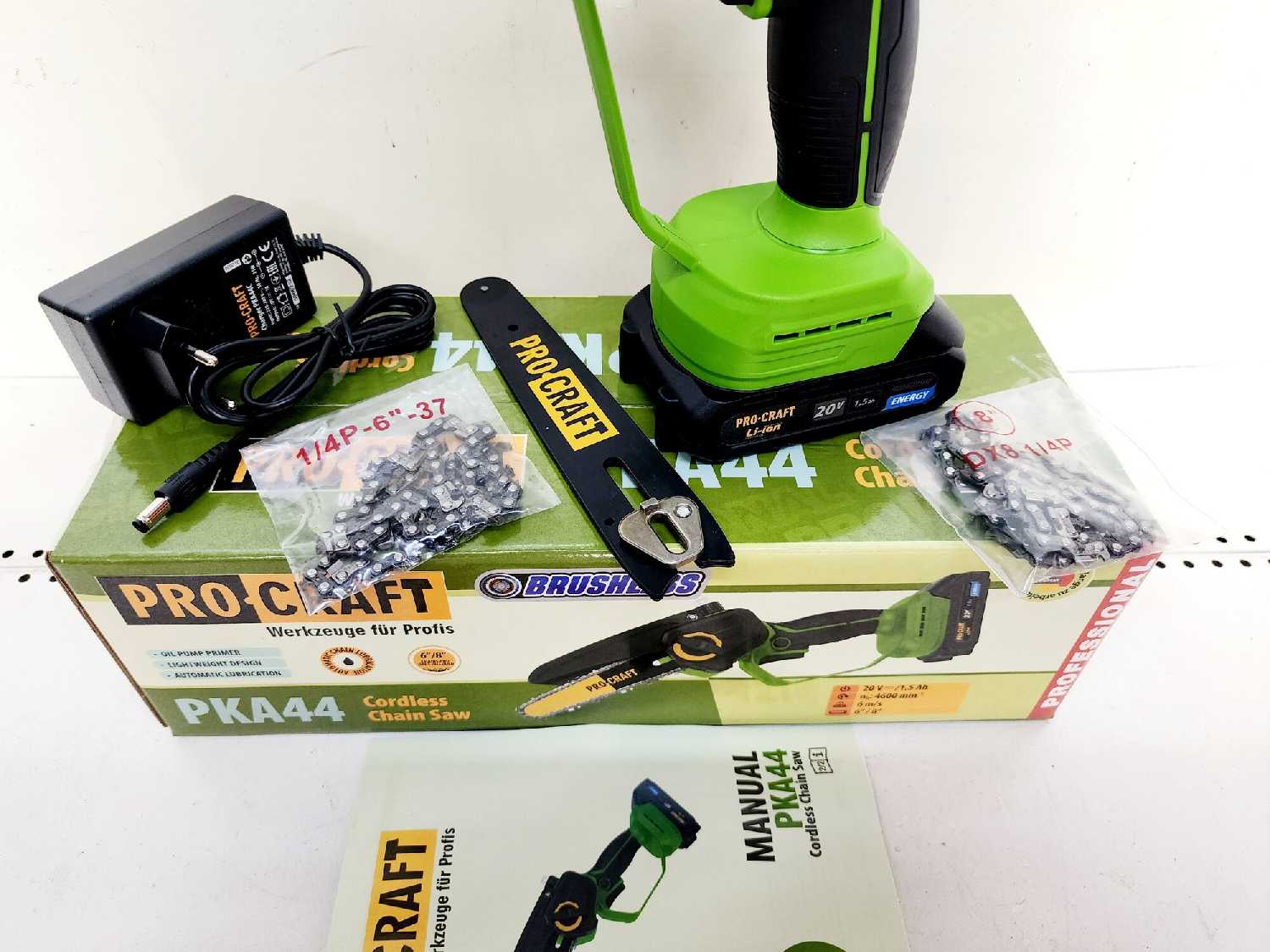 Аккумуляторная бесщеточная мини-пила сучкорез Procraft PKA44 фотография 4