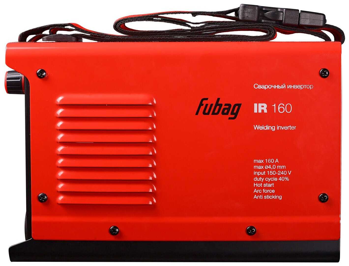 Сварочный аппарат Fubag IR 160 (31401) фотография 3