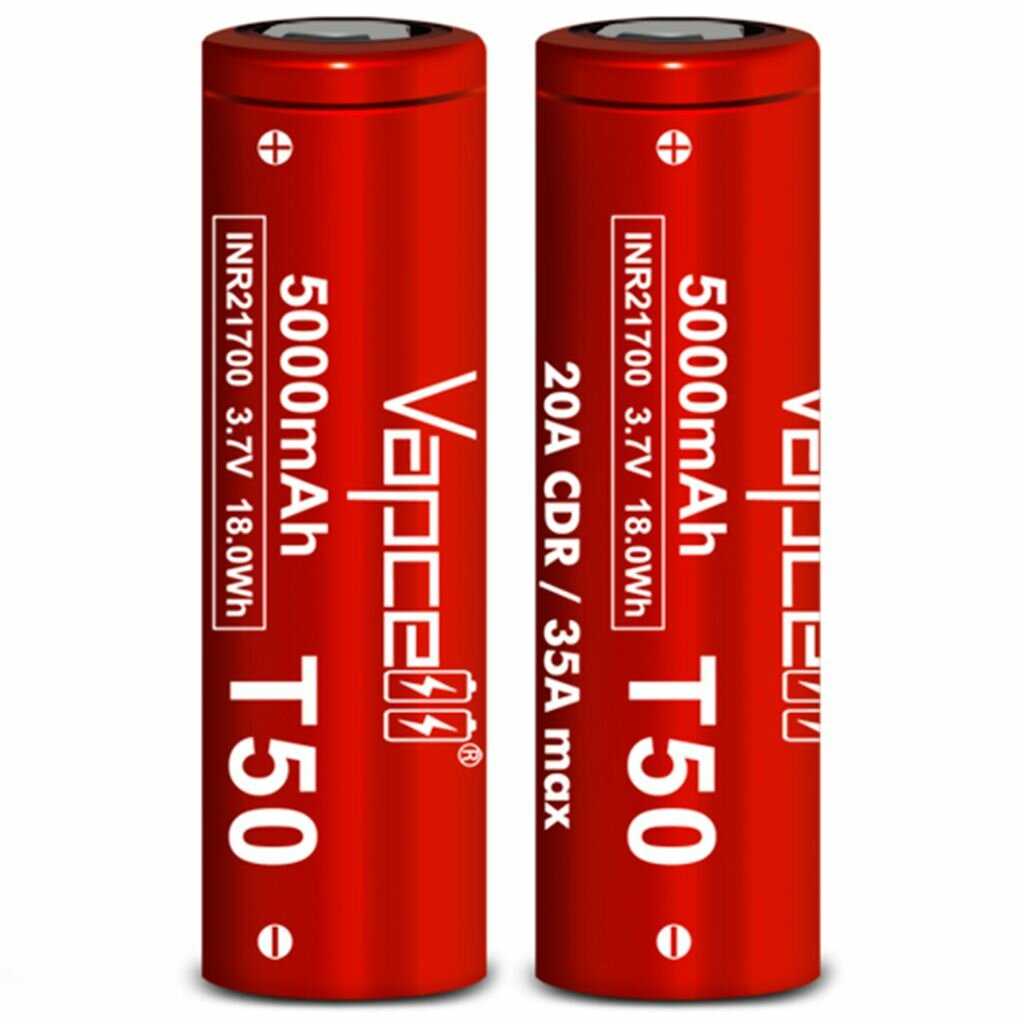 Аккумулятор Vapcell T50 21700 фотография 3
