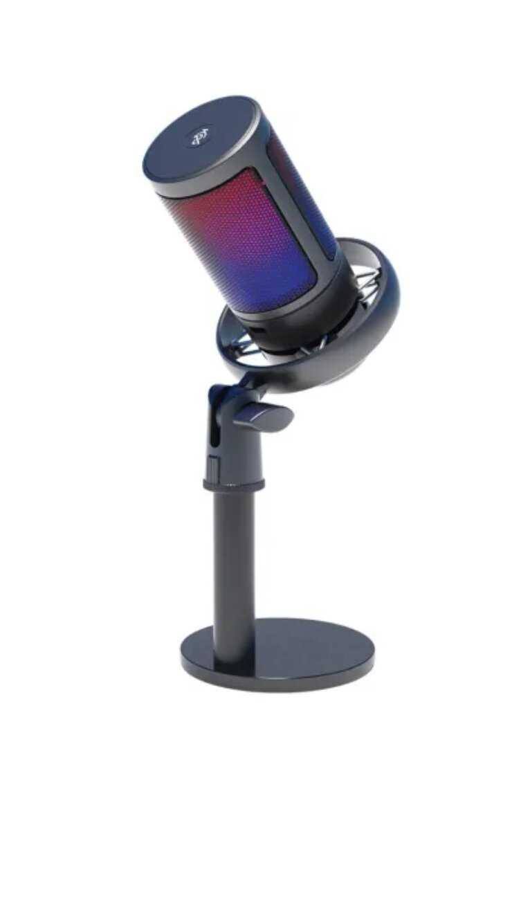 Конденсаторный RGB USB-микрофон Игровой микрофон для стриминга, подкастов, записи, для Twitch фотография 1