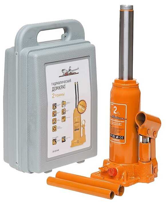 Домкрат бутылочный гидравлический AIRLINE Домкрат бутылочный гидравлический (AJ-B-02K)