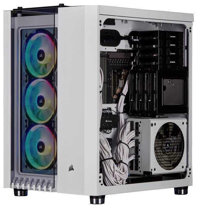 Компьютерный корпус Corsair Crystal Series 680X RGB White фотография 5