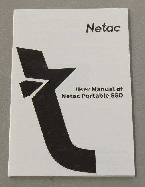 Внешний SSD диск Netac NT01ZX-001T-32BK фотография 19