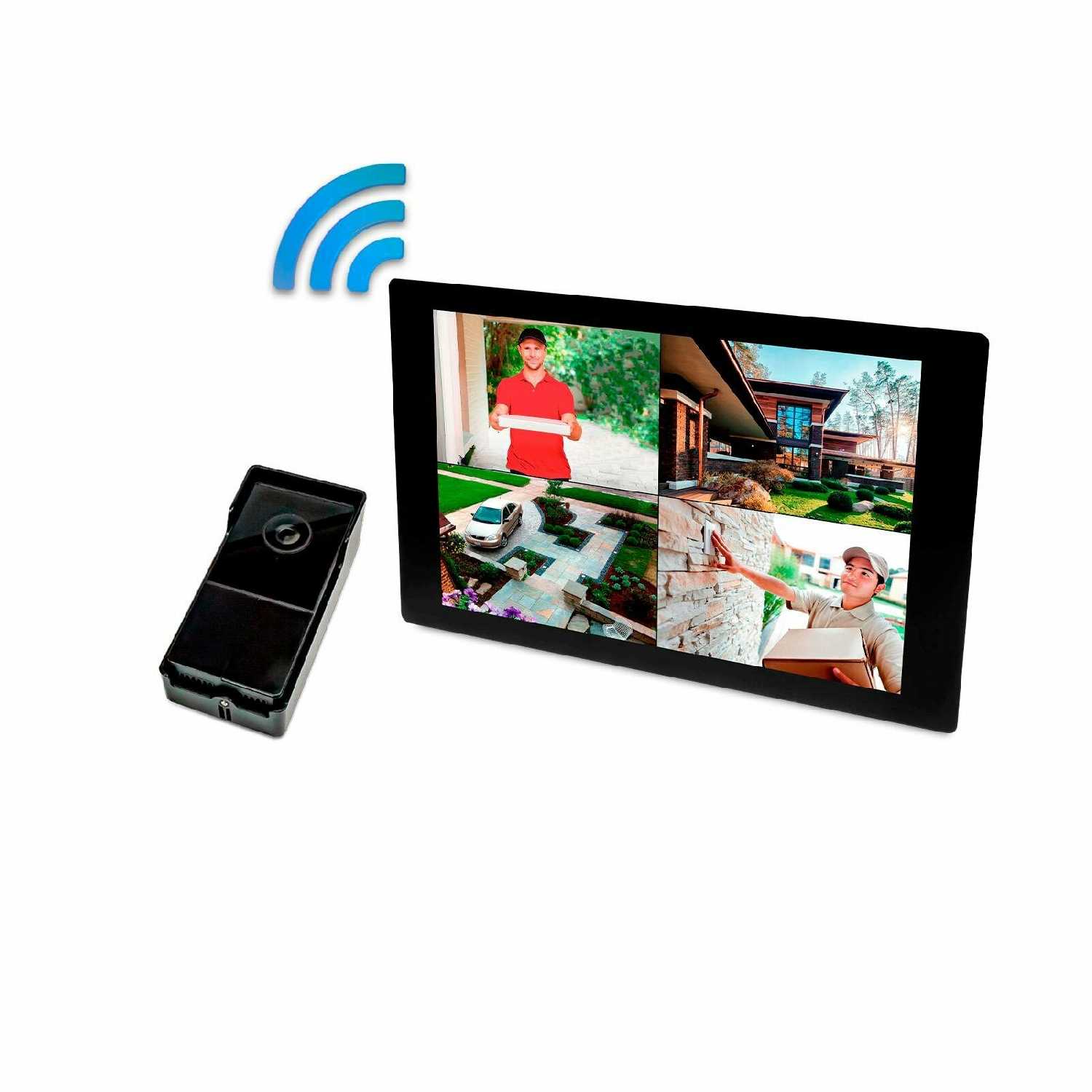 Комплект Wi-Fi видеодомофон TUYA APP Sky-Net 1000 (1+0)-2.4G