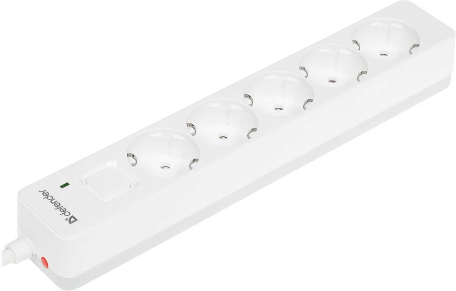 Сетевой фильтр Defender DFS 131 [1.5 м, 5 розеток] фотография 6