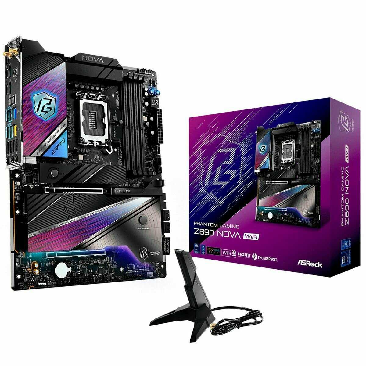 Материнская плата ASRock Z890 NOVA WIFI, LGA1851, Intel Z890, ATX