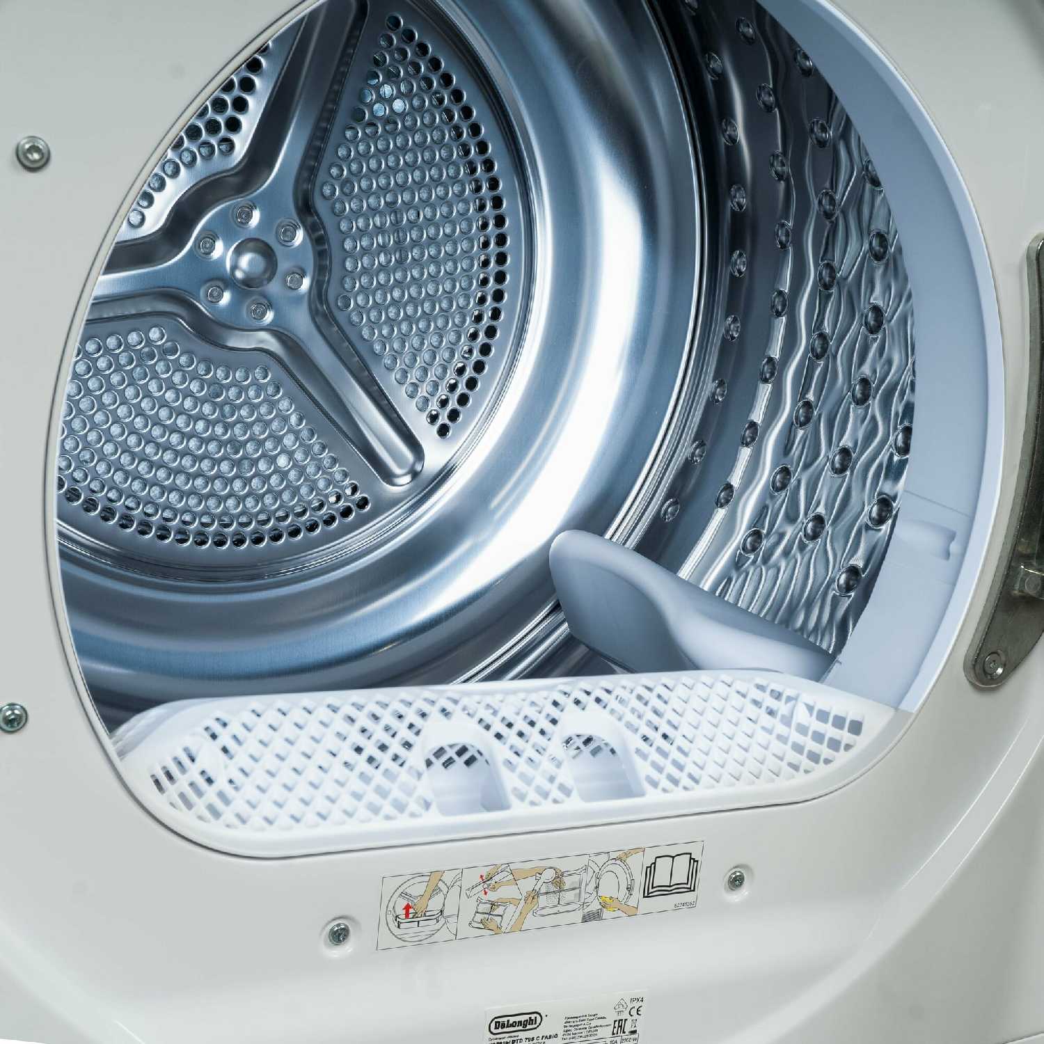 Сушильная машина DeLonghi DTD 795 H FABIO отдельностоящая с тепловым насосом, 7 кг фотография 14