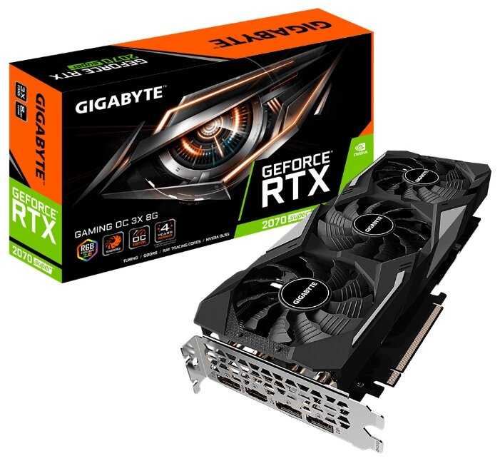 Видеокарта GIGABYTE GeForce RTX 2070 SUPER GAMING OC 3X 8G (GV-N207SGAMING OC-8GD)