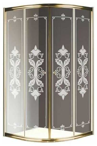 Душевой уголок Cezares Giubileo 90x90 R-2-90-SCORREVOLE-CP-G