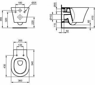Унитаз-компакт Ideal STANDARD Connect Air (K819501) фотография 19