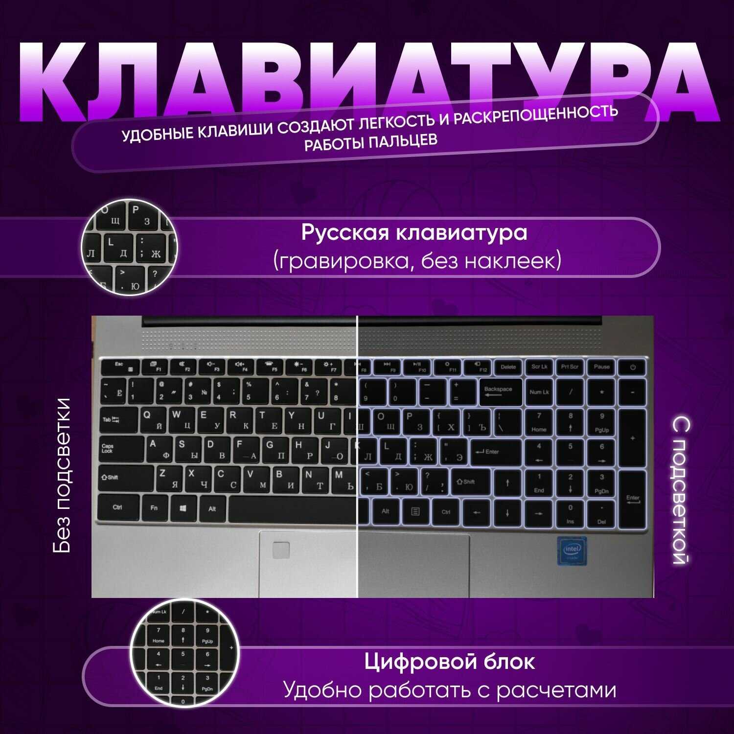 Ноутбук Like Smart Intel N5095, 16GB RAM, 512GB SSD, FullHD IPS 15.6' фотография 5