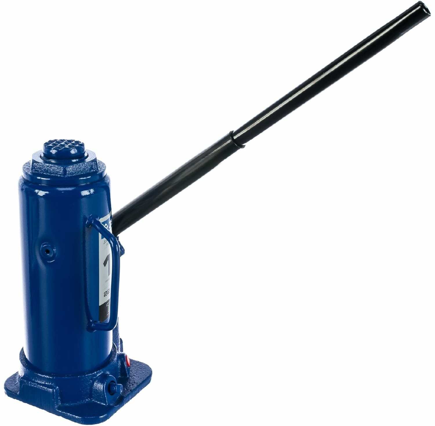 Домкрат бутылочный гидравлический ЗУБР Профессионал T50 (43060-10) фотография 9