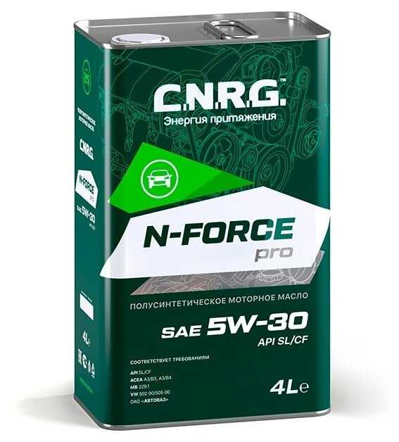 Полусинтетическое моторное масло C.N.R.G. N-Force Pro 5W-30 SL/CF