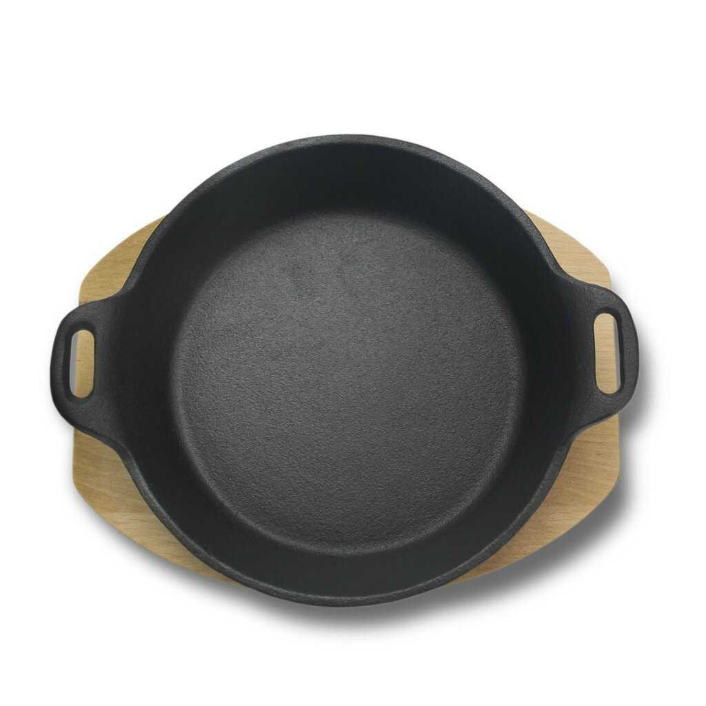 Сковорода FISSMAN Сковорода с ручками [18x4.4 см; чугун] фотография 2