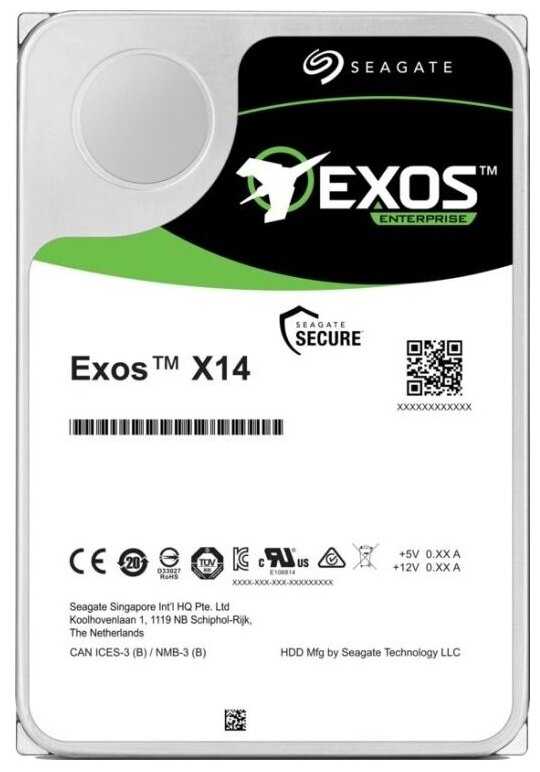 Жесткий диск Seagate Exos X14 (02YH502) фотография 1