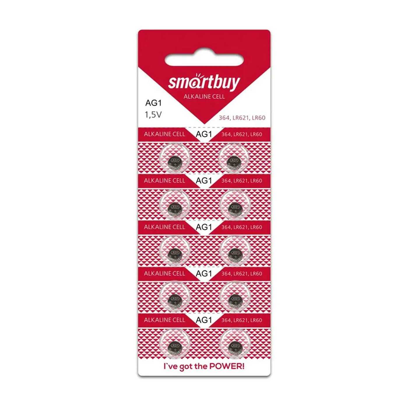 Батарейка SmartBuy AG1 (LR60) фотография 6
