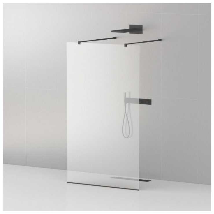 Душевая перегородка Cezares Liberta 130x195 L-2-130-C-NERO