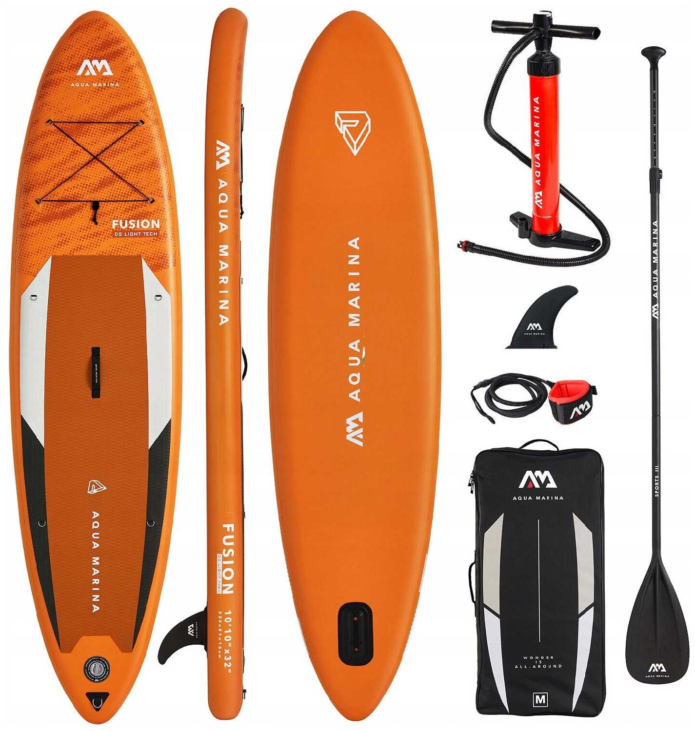 Надувная доска Sup с веслом Aqua marina Fusion 10'10