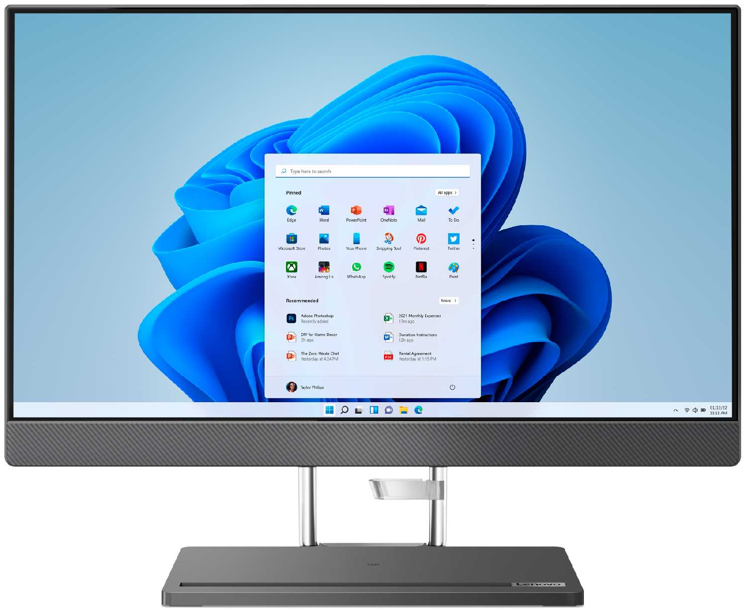 Ноутбук Lenovo IdeaCentre AIO 5 27IAH7 фотография 8