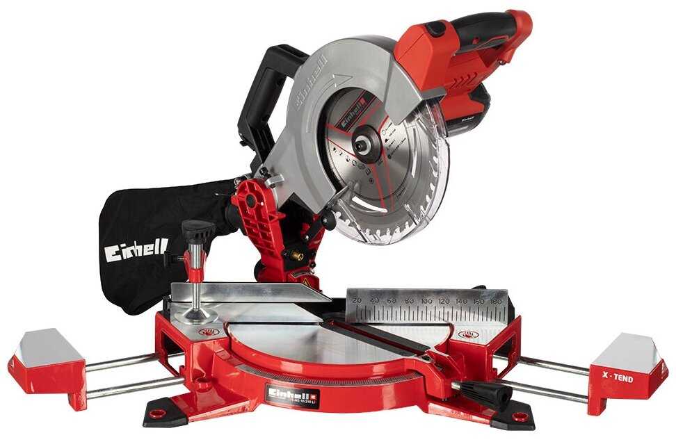 Торцовочная аккумуляторная пила Einhell TE-MS 18/210 Li-0 фотография 4