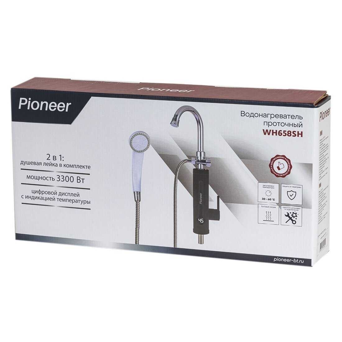 Водонагреватель проточный Pioneer WH658SH фотография 18