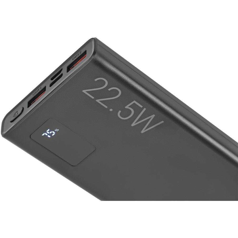 Мобильный аккумулятор Digma DGPF10A 10000mAh QC3.0/PD3.0 22.5W 5A 2xUSB-A/USB-C (DGPF10A22PBK) фотография 11