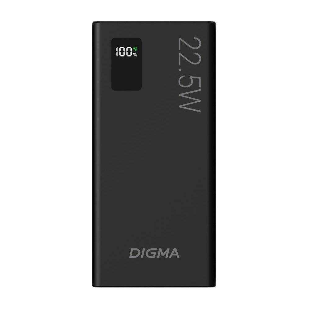 Мобильный аккумулятор Digma DGPF10A 10000mAh QC3.0/PD3.0 22.5W 5A 2xUSB-A/USB-C (DGPF10A22PBK) фотография 12
