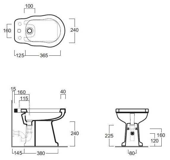 Биде напольное simas Londra LO923 с вертикальным выпуском фотография 1