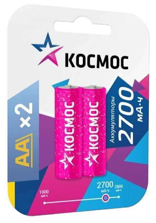 Аккумулятор Ni-Mh 2700 мА·ч 1.2 В КОСМОС R6NIMH 2700MAH