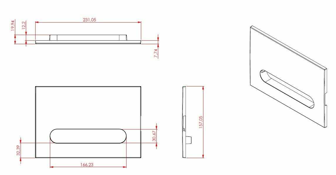 Кнопка смыва для инсталляции Allen Brau Project Color (9.2PR01) фотография 26