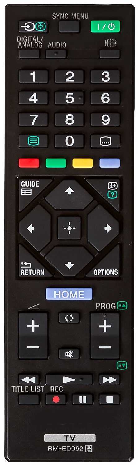 Пульт для телевизора Sony KDL-40RE353