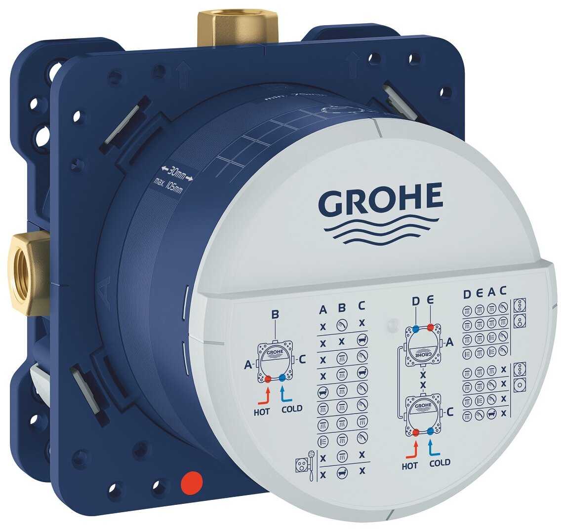 Душевая система встраиваемая со смесителем, с изливом Grohe Essence New 2409226458 фотография 13