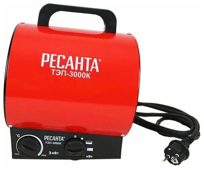 Электрическая тепловая пушка РЕСАНТА ТЭП-3000К фотография 4